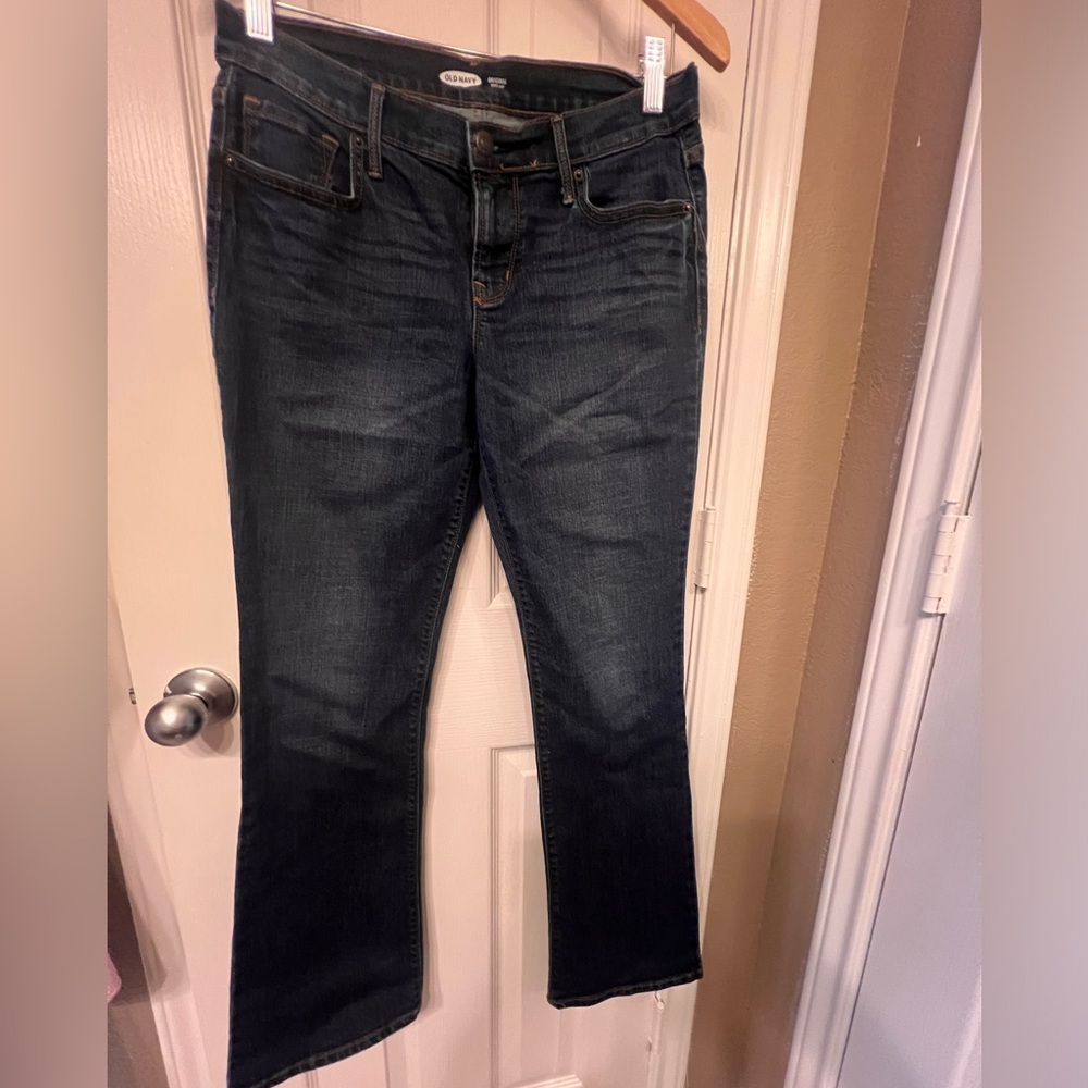 Old Navy Original Bootcut Jeans Dark Wash Size 6P Petite